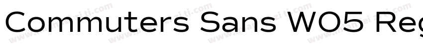 Commuters Sans W05 Regular字体转换